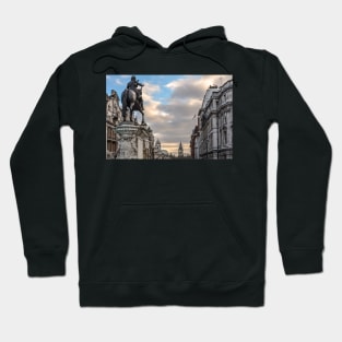 Statue of Charles I and Big Ben Hoodie